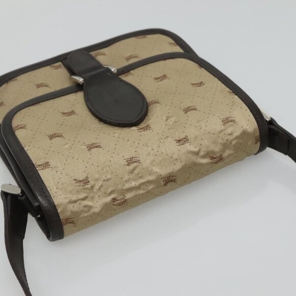 BURBERRY Blue Label Shoulder Bag Nylon Beige - Picture 6 of 14